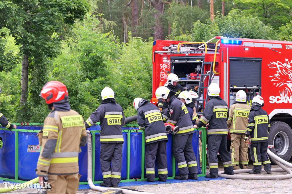 Woziwoda - straż pożarna w akcji. Jednostki z całego powiatu