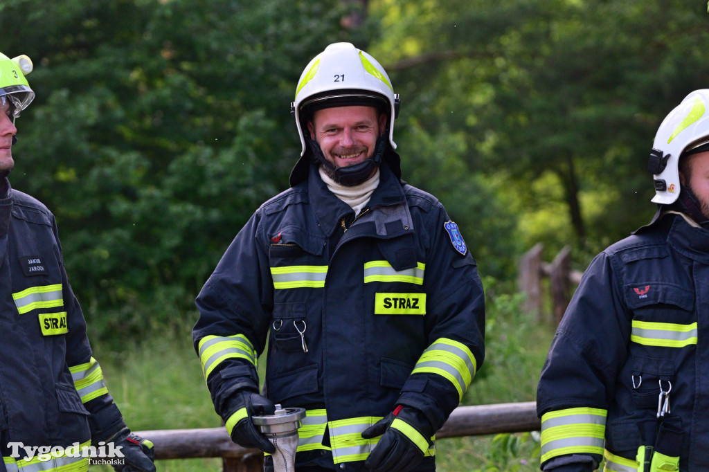 Woziwoda - straż pożarna w akcji. Jednostki z całego powiatu