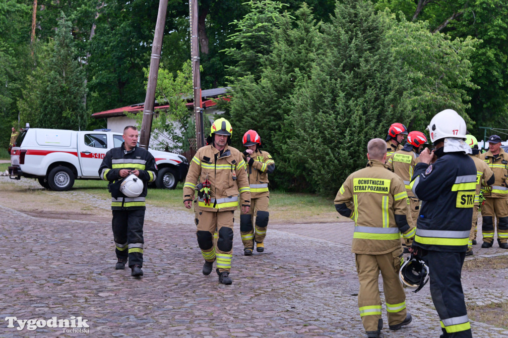 Woziwoda - straż pożarna w akcji. Jednostki z całego powiatu