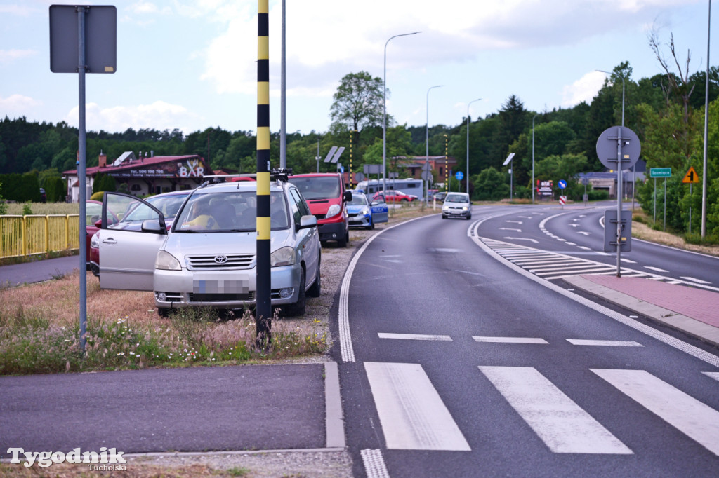 DW 240. Kolizja czterech samochodów przed pasami