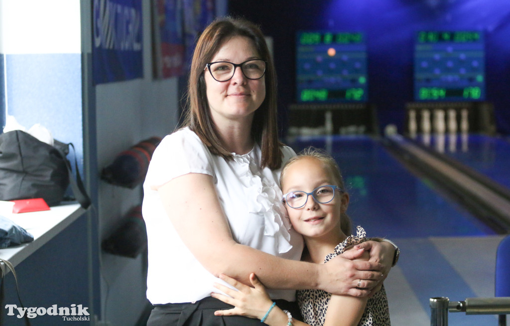 Natalia Ostrowska i Błażej Krueger - kręglarscy mistrzowie Tucholi
