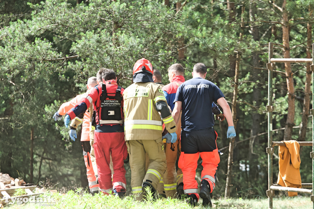 Iwiec. Wypadek przy rozbiórce budynku! Potrzebny LPR