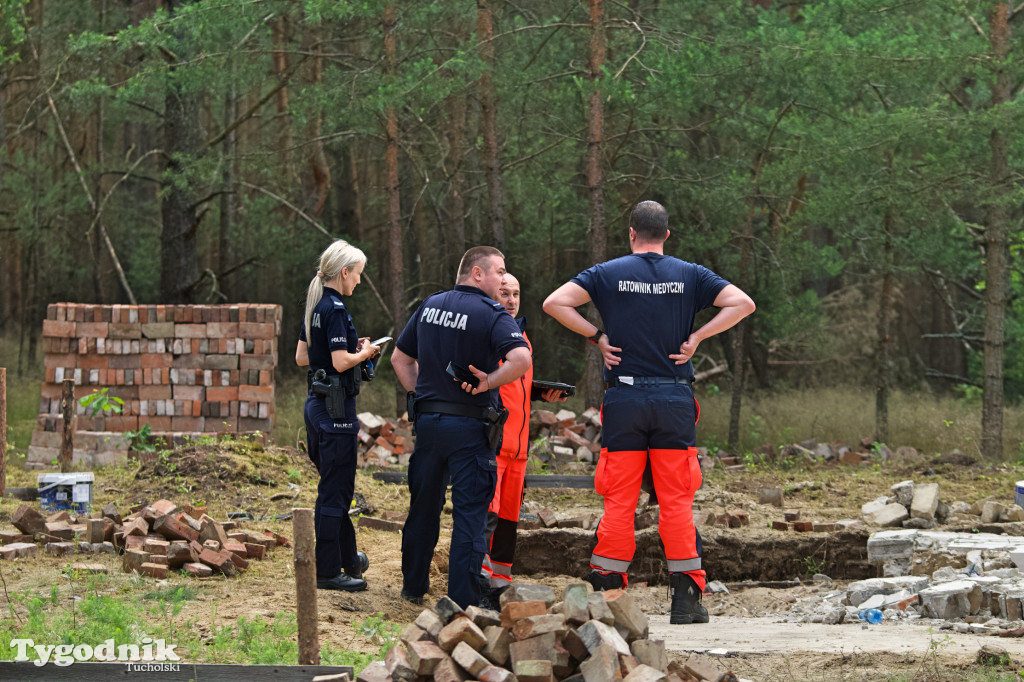 Iwiec. Wypadek przy rozbiórce budynku! Potrzebny LPR
