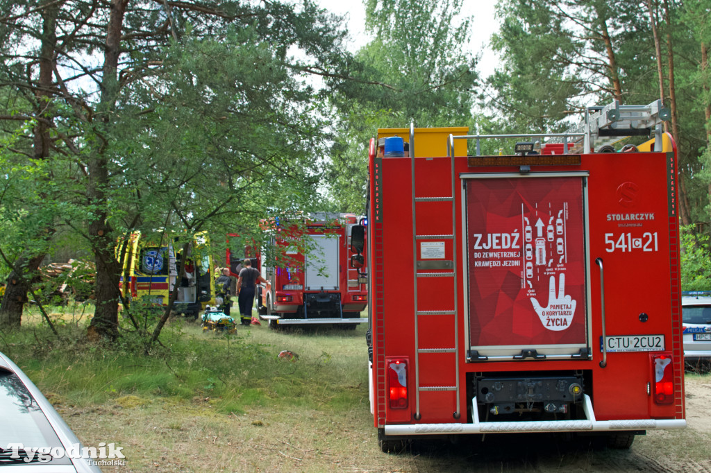Iwiec. Wypadek przy rozbiórce budynku! Potrzebny LPR