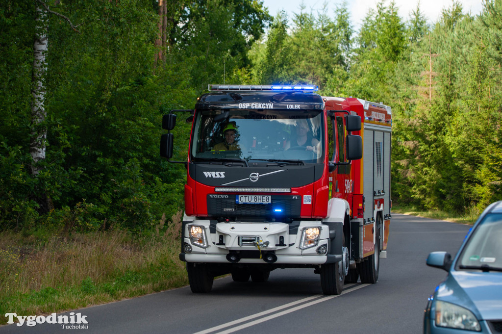 Gmina Cekcyn. Pożar w piątkowe popołudnie