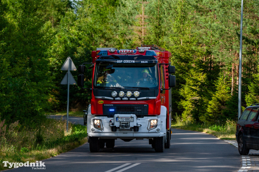 Gmina Cekcyn. Pożar w piątkowe popołudnie