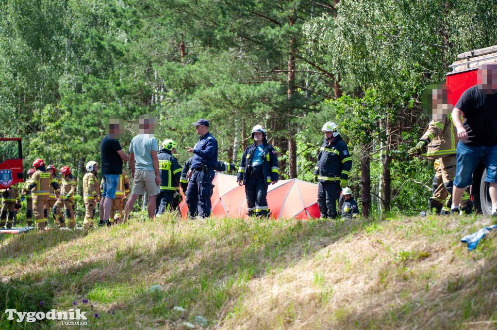 Tragiczny wypadek, Lubiewice ZDJĘCIA