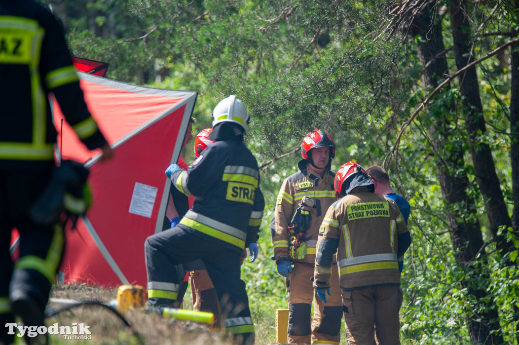 Tragiczny wypadek, Lubiewice ZDJĘCIA