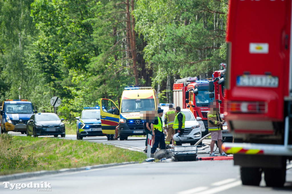 Tragiczny wypadek, Lubiewice ZDJĘCIA