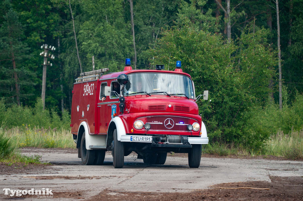 Pożar na terenie tartaku w Błądzimiu