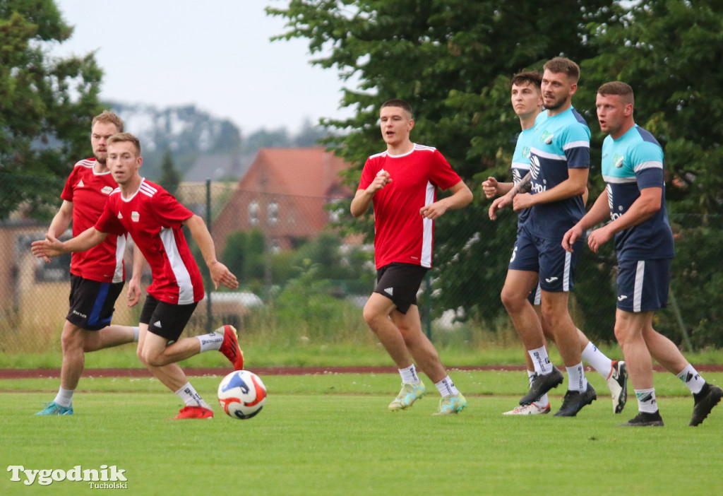 Sparing piłkarski Tucholanka Kaemde Tuchola - Start Pruszcz 1:4 (1:1)