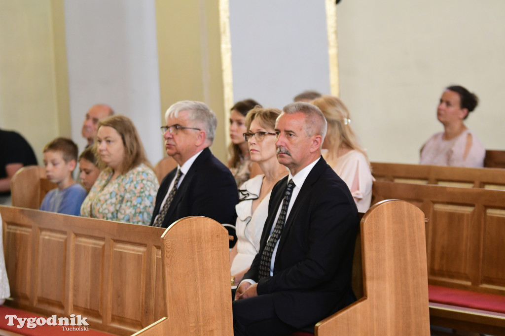 Święto patronki Tucholi / W KOŚCIELE i PRZED POMNIKIEM