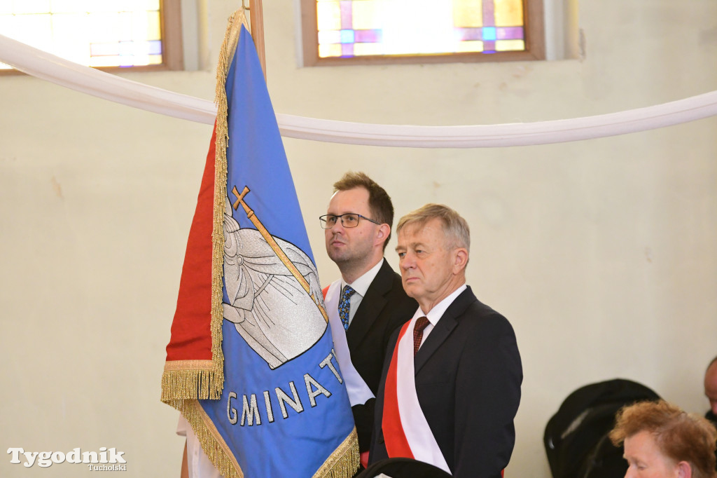 Święto patronki Tucholi / W KOŚCIELE i PRZED POMNIKIEM
