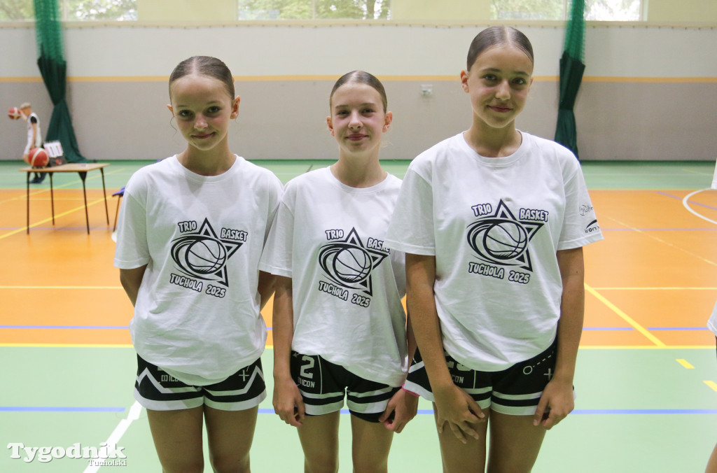 Trio Basket w Tucholi - kilka godzin w hali sportowej rządziła koszykówka.