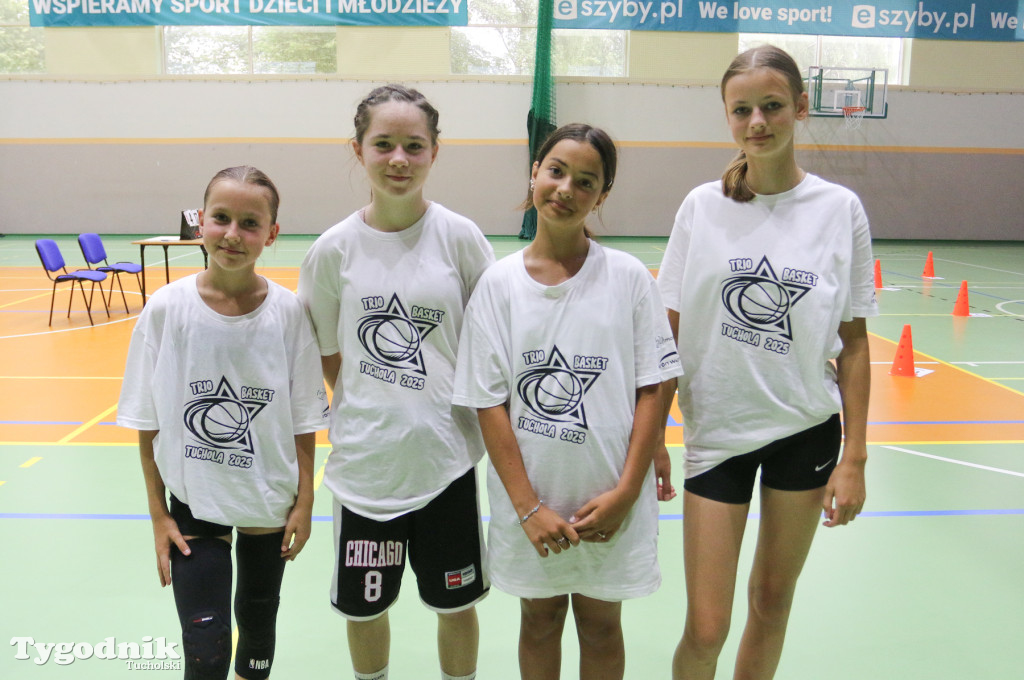 Trio Basket w Tucholi - kilka godzin w hali sportowej rządziła koszykówka.