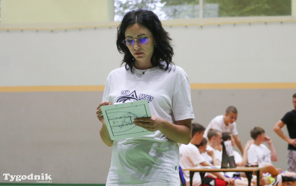 Trio Basket w Tucholi - kilka godzin w hali sportowej rządziła koszykówka.