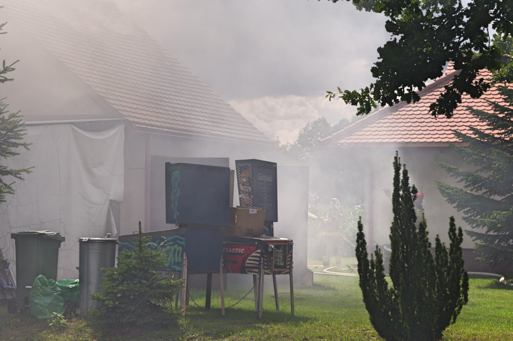 Gmina Tuchola. Pożar w Małej Komorzy
