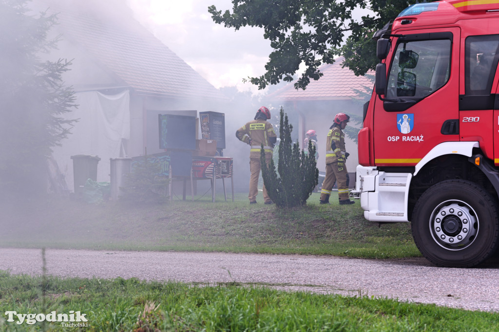 Gmina Tuchola. Pożar w Małej Komorzy