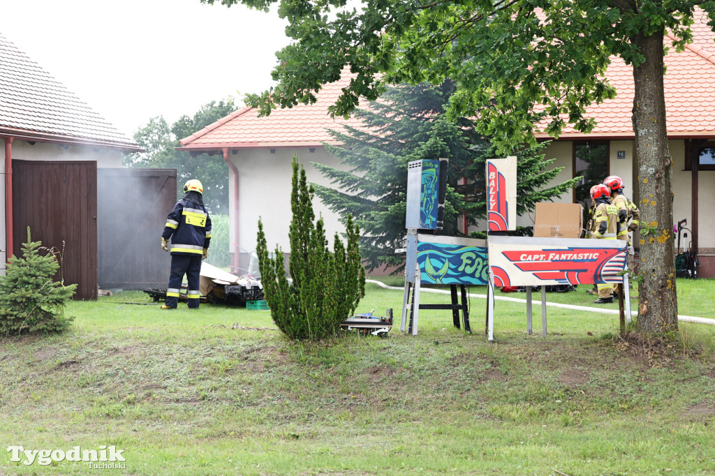 Gmina Tuchola. Pożar w Małej Komorzy