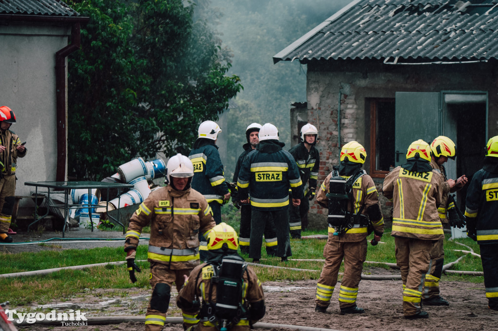 Śliwice: W wyniku pożaru całkowicie spłonął budynek gospodarczy