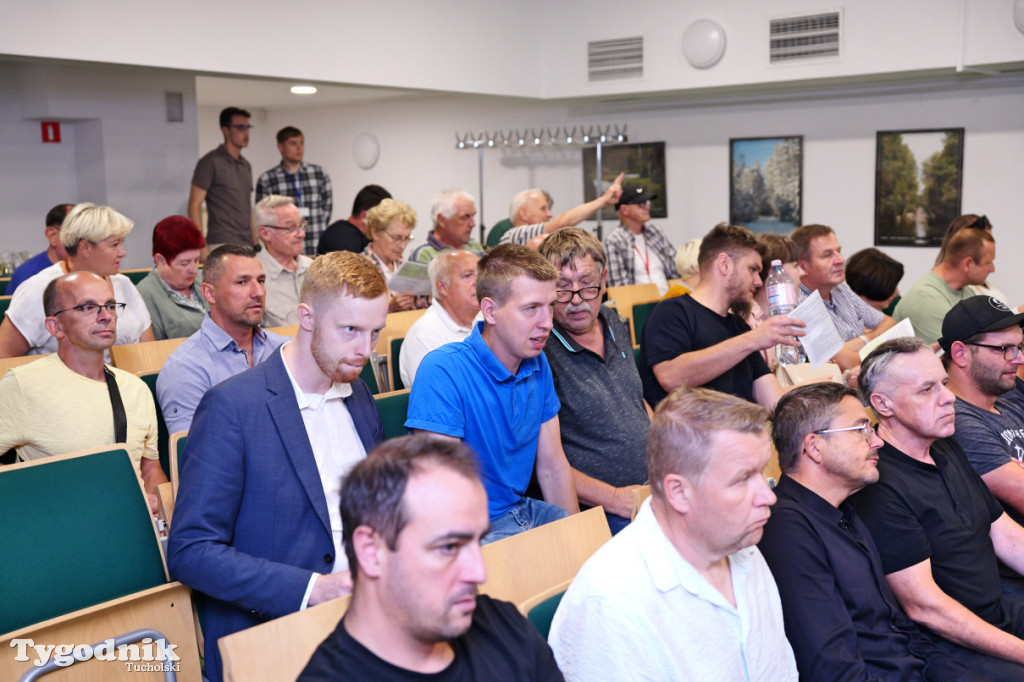 Obwodnica Tucholi. Pełna sala na spotkaniu z mieszkańcami