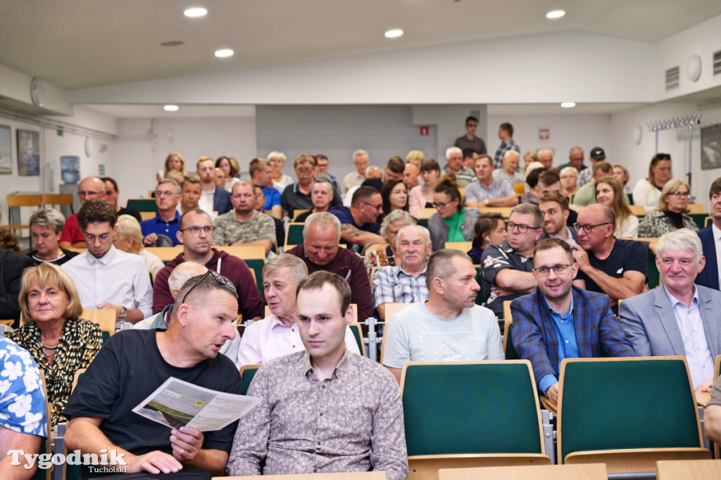 Obwodnica Tucholi. Pełna sala na spotkaniu z mieszkańcami