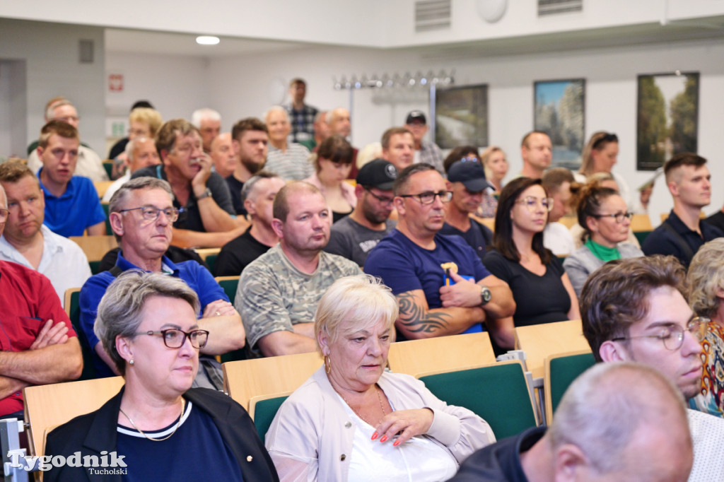Obwodnica Tucholi. Pełna sala na spotkaniu z mieszkańcami