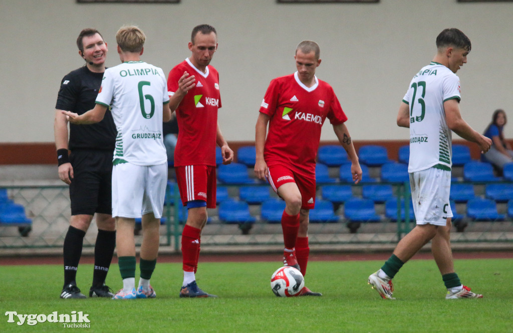 Klasa okręgowa: Tucholanka Tuchola - Olimpia II Grudziądz 4:0 (3:0)