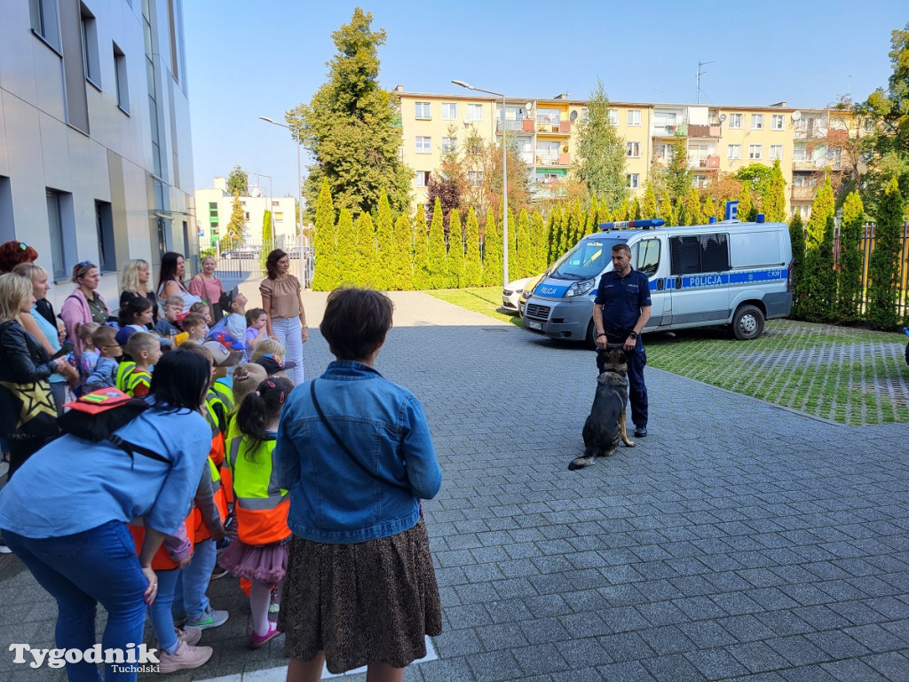 Dzieci z wizytą na tucholskiej komendzie