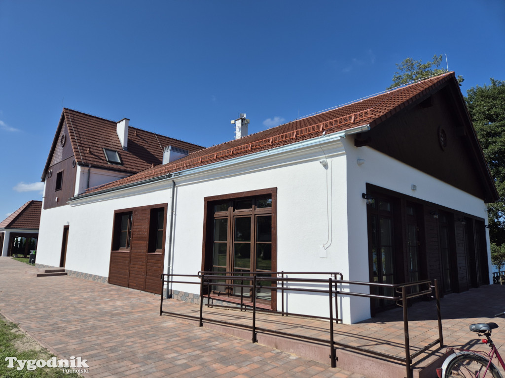 Gmina Lubiewo: Bistro w Bysławiu jest już gotowe. Kiedy wypijemy kawę, ciesząc się widokiem jeziora?