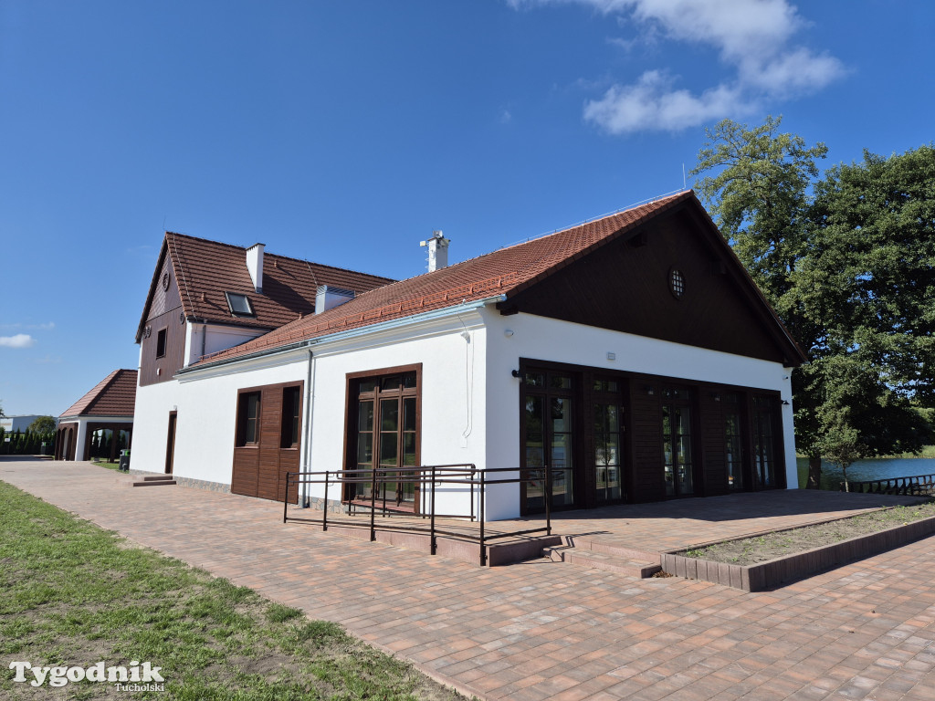 Gmina Lubiewo: Bistro w Bysławiu jest już gotowe. Kiedy wypijemy kawę, ciesząc się widokiem jeziora?