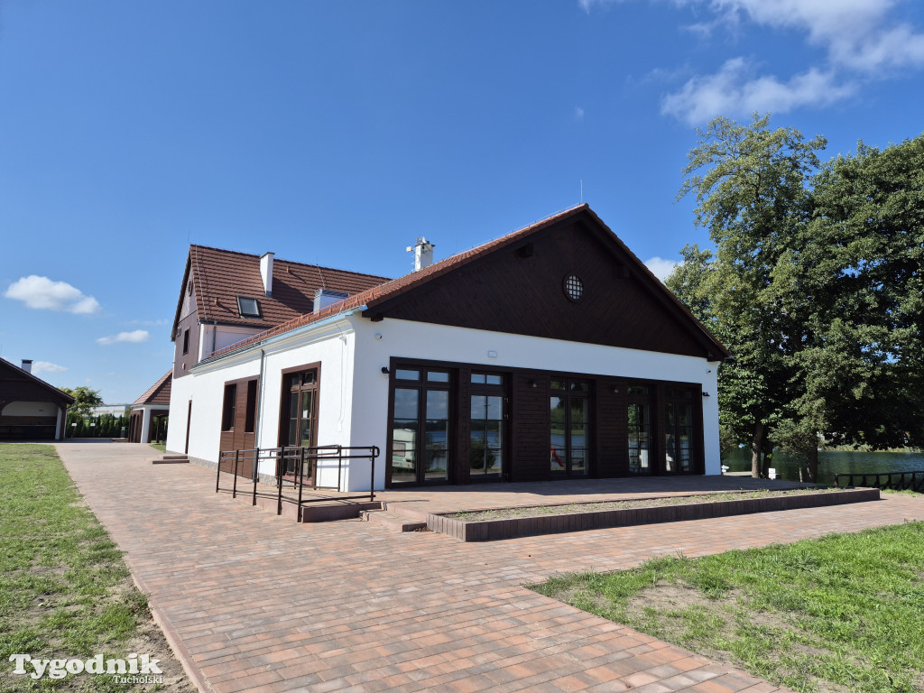 Gmina Lubiewo: Bistro w Bysławiu jest już gotowe. Kiedy wypijemy kawę, ciesząc się widokiem jeziora?