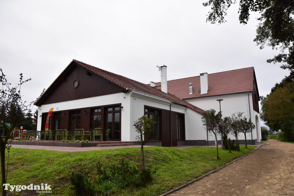 Gmina Lubiewo: Uroczysty odbiór inwestycji nad Jeziorem Bysławskim. Zobacz, jak zmieniła się plaża nad popularym jeziorem