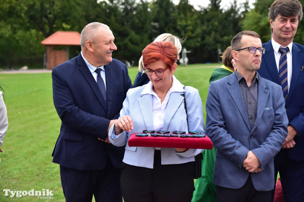 Gmina Lubiewo: Uroczysty odbiór inwestycji nad Jeziorem Bysławskim. Zobacz, jak zmieniła się plaża nad popularym jeziorem