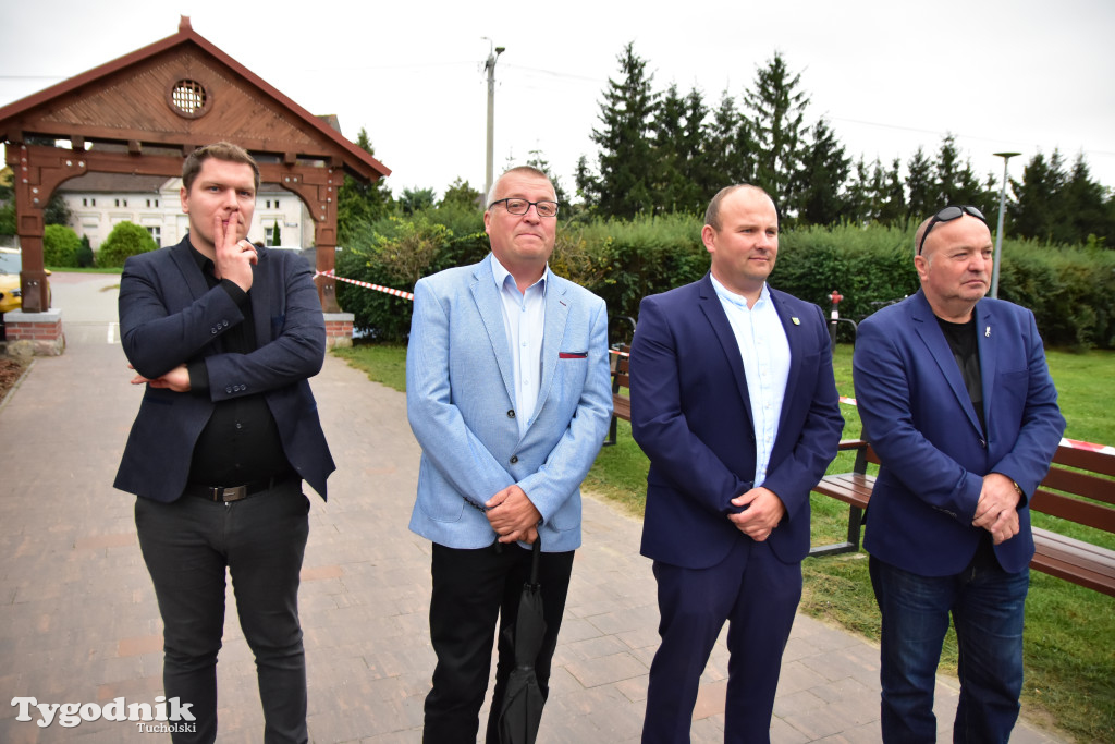 Gmina Lubiewo: Uroczysty odbiór inwestycji nad Jeziorem Bysławskim. Zobacz, jak zmieniła się plaża nad popularym jeziorem