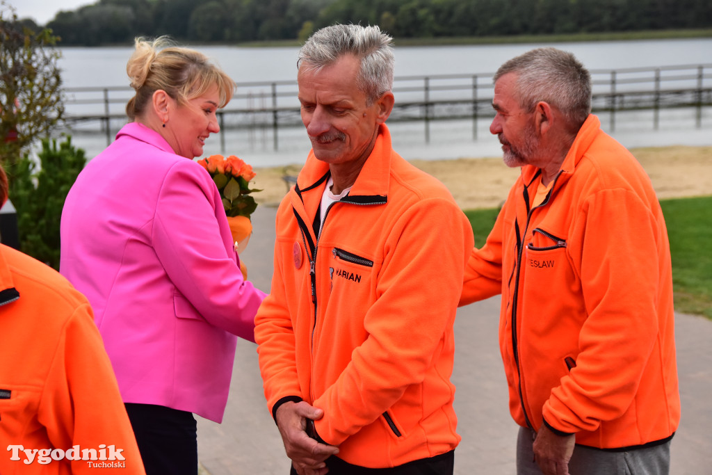 Gmina Lubiewo: Uroczysty odbiór inwestycji nad Jeziorem Bysławskim. Zobacz, jak zmieniła się plaża nad popularym jeziorem