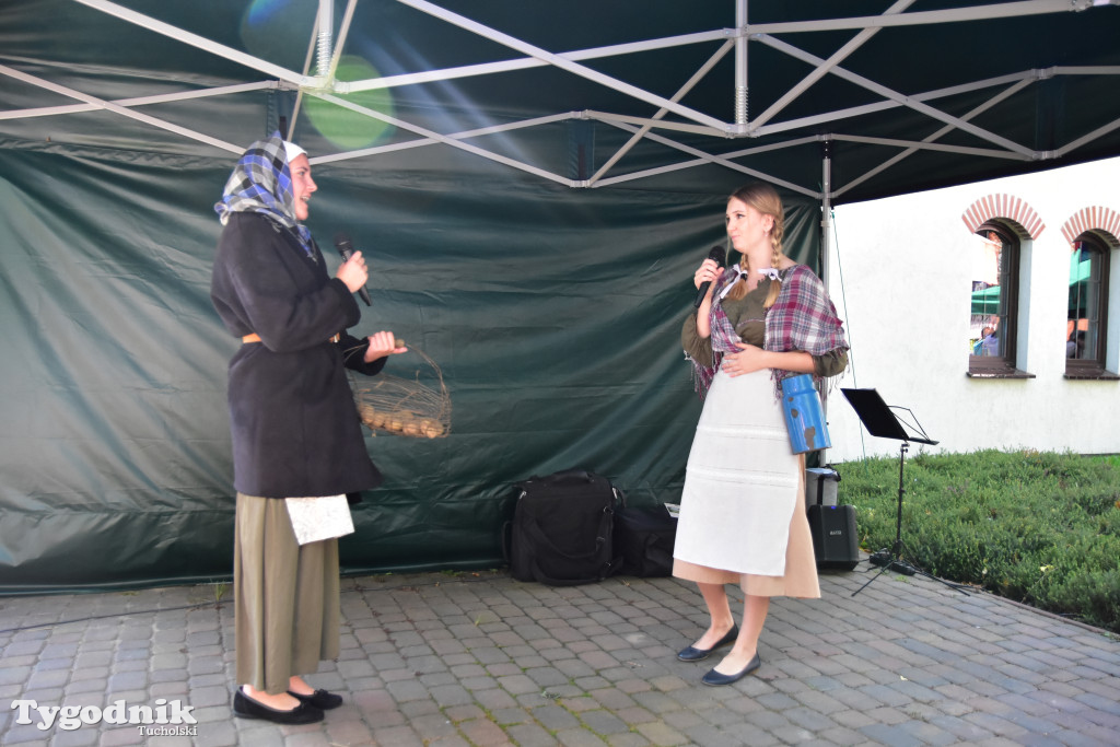 Wielka borowiacka biesiada na dziedzińcu Muzeum Borów Tucholskich