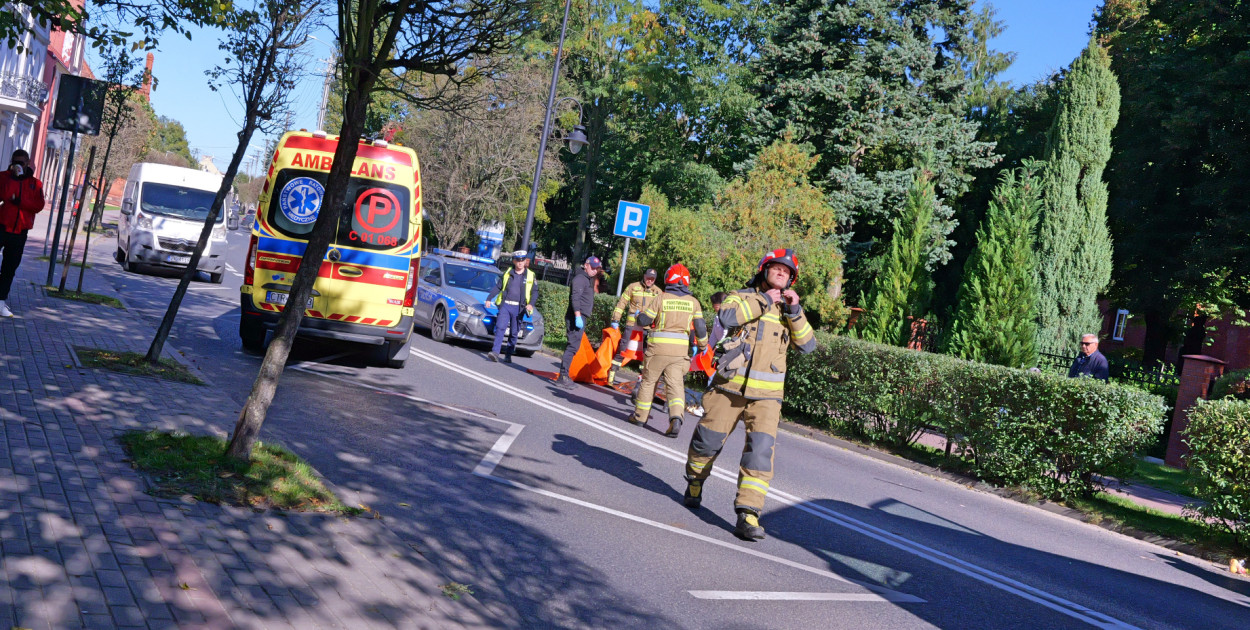 Śmiertelne potrącenie - Tuchola, ul. Nowodworskiego