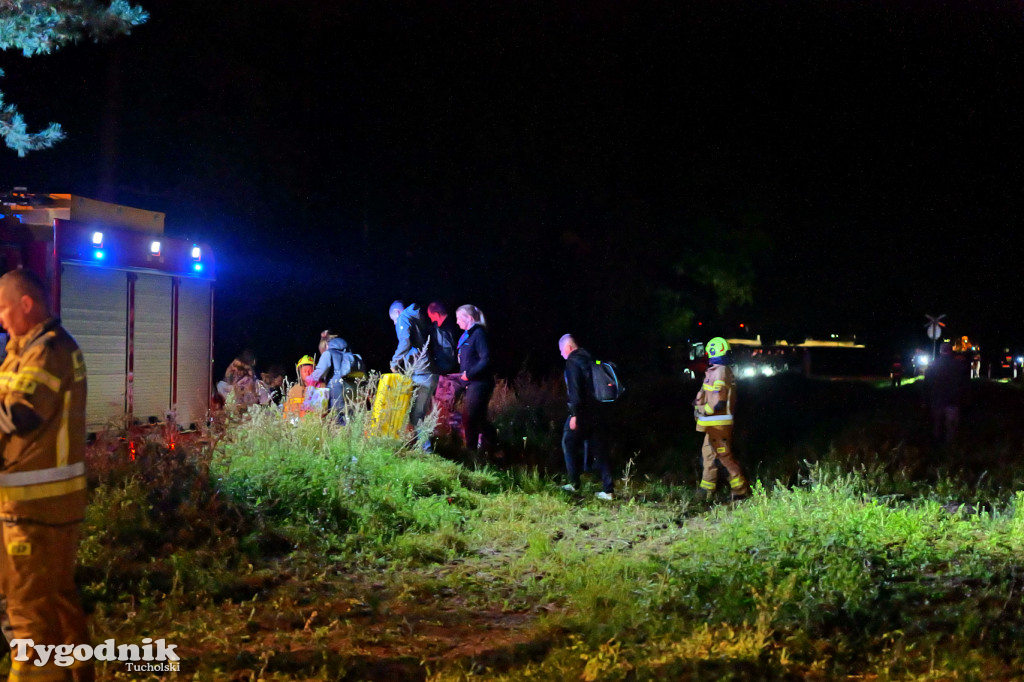 Wjechał pod pociąg. Wypadek w Lubińsku (gmina Cekcyn)