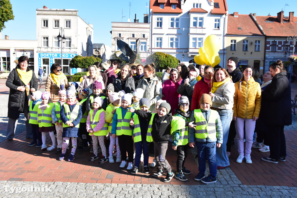 Tuchola: Pola Nadziei. Na placu Wolności zasadzono dziesiątki żonkili
