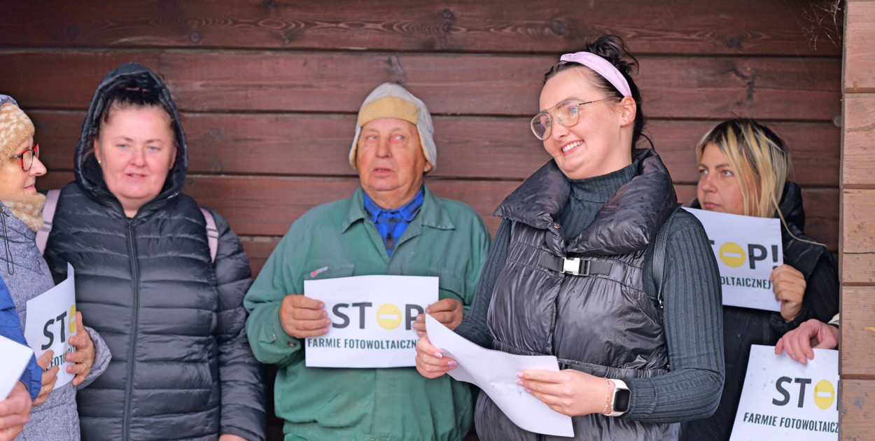 Słupy. Mieszkańcy protestują - farma fotowoltaiczna
