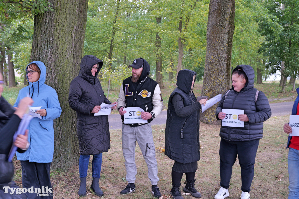 Słupy. Mieszkańcy protestują - farma fotowoltaiczna