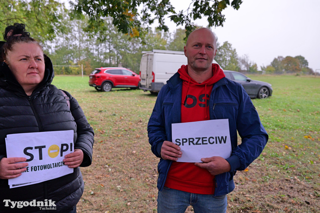 Słupy. Mieszkańcy protestują - farma fotowoltaiczna