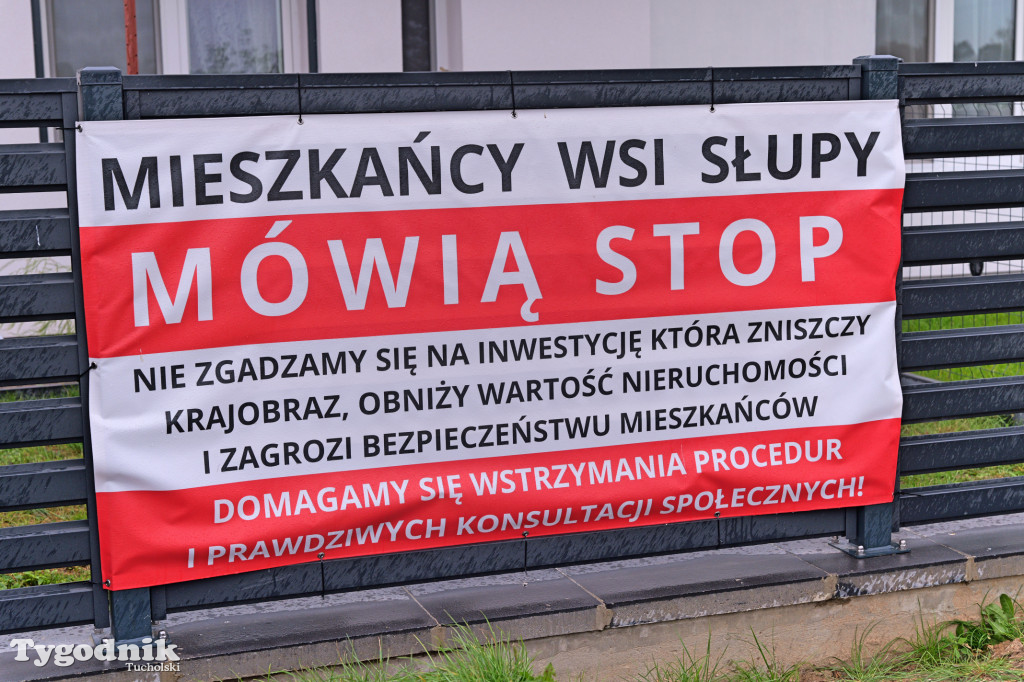 Słupy. Mieszkańcy protestują - farma fotowoltaiczna