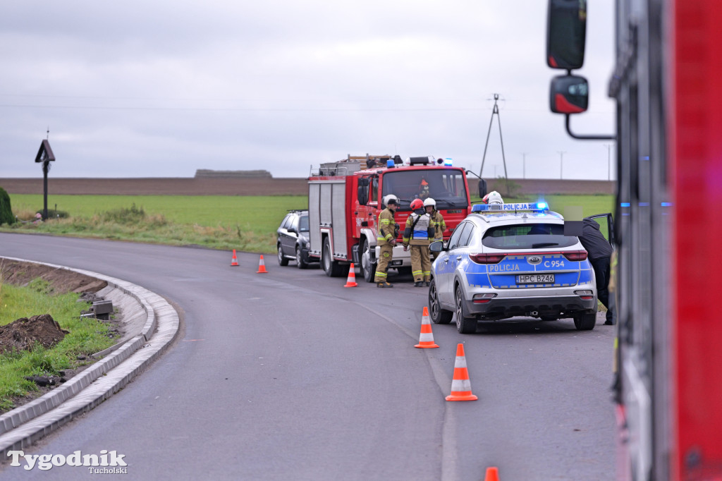 Kamienica - wtorkowy wypadek na znanym łuku drogi
