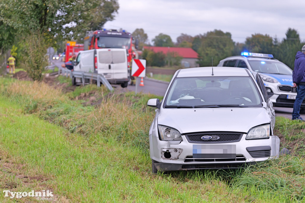 Kamienica - wtorkowy wypadek na znanym łuku drogi