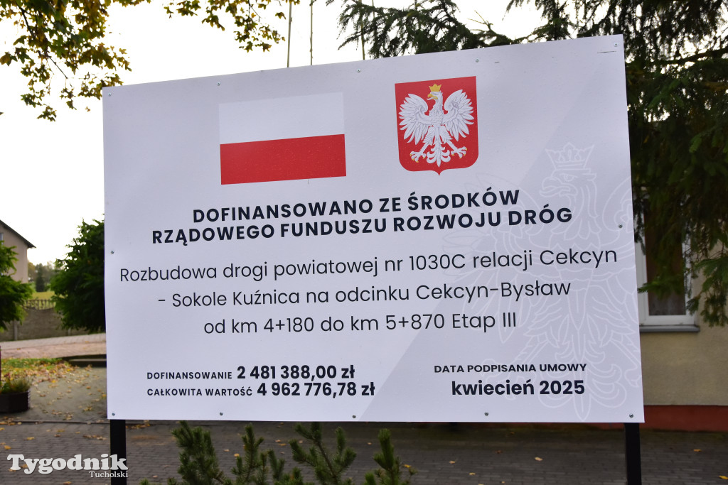 Wełpin: Uroczyście odebrano inwestycję drogową powiatu