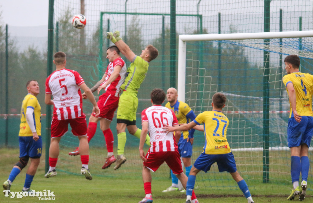Klasa okręgowa: Rawys CEO Raciąż - Polonia Bydgoszcz 8:0 (4:0).