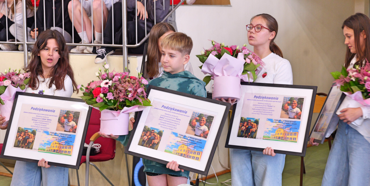 Poruszamy Polskę. SP Cekcyn i wizyta Leszka Klimasa