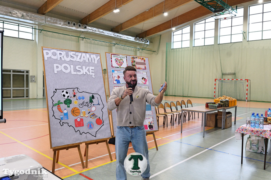 Poruszamy Polskę. SP Cekcyn i wizyta Leszka Klimasa